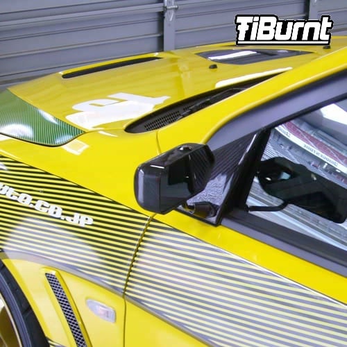 TiBurnt Titanium EVO X JUN Aero Mirror Bolts
